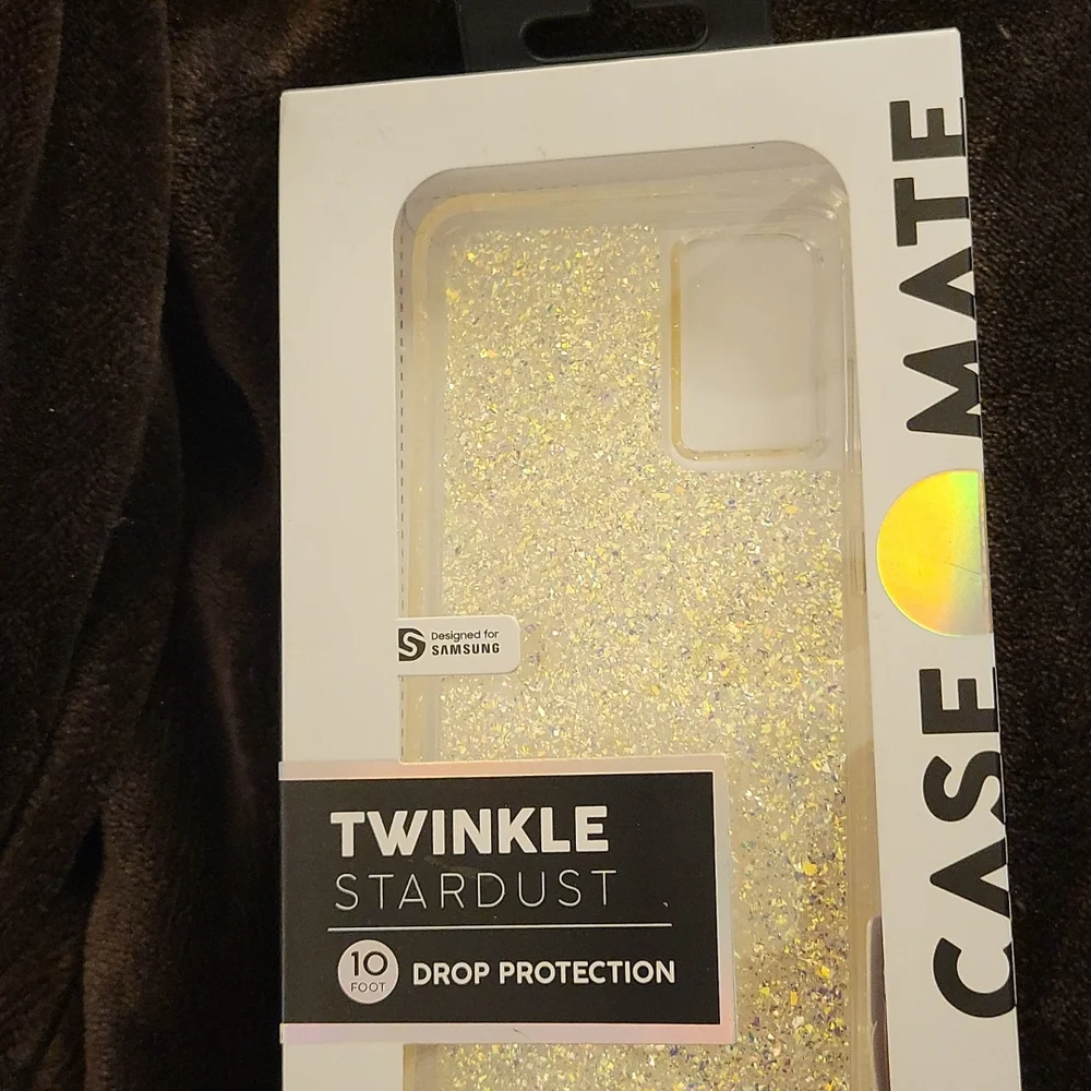Case Mate Twinkle Stardust Glitter Gold Smartphone case Samsung Galaxy S20+ New…